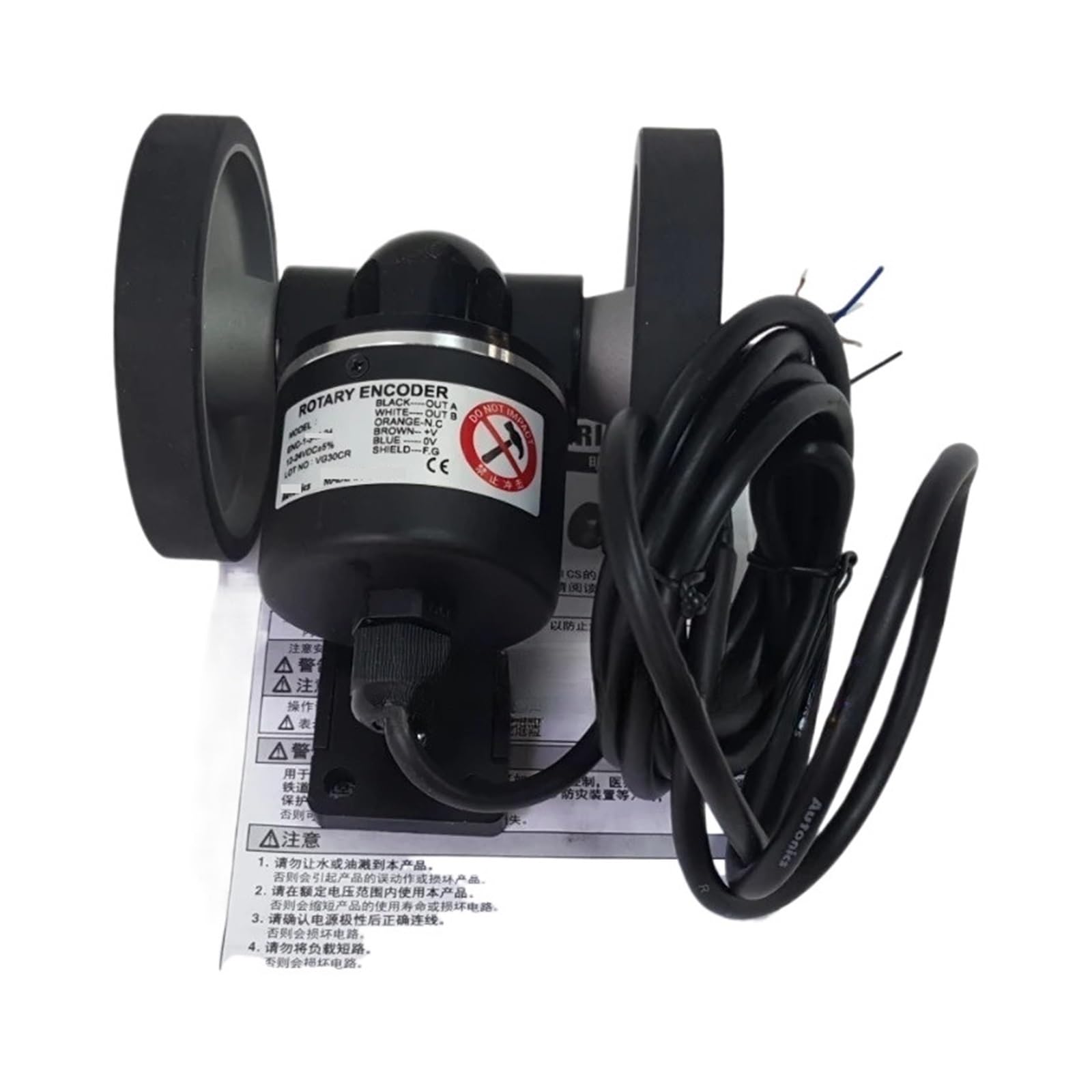 ENC-1-1-T-24 ENC-1-1-N-24 ENC-1-2-T-24 ENC-1-2-N-24 ENC-1-3-N-24 ENC-1-3-T-24 Roller Incremental Rotary Encoder(ENC-1-1-N-24)