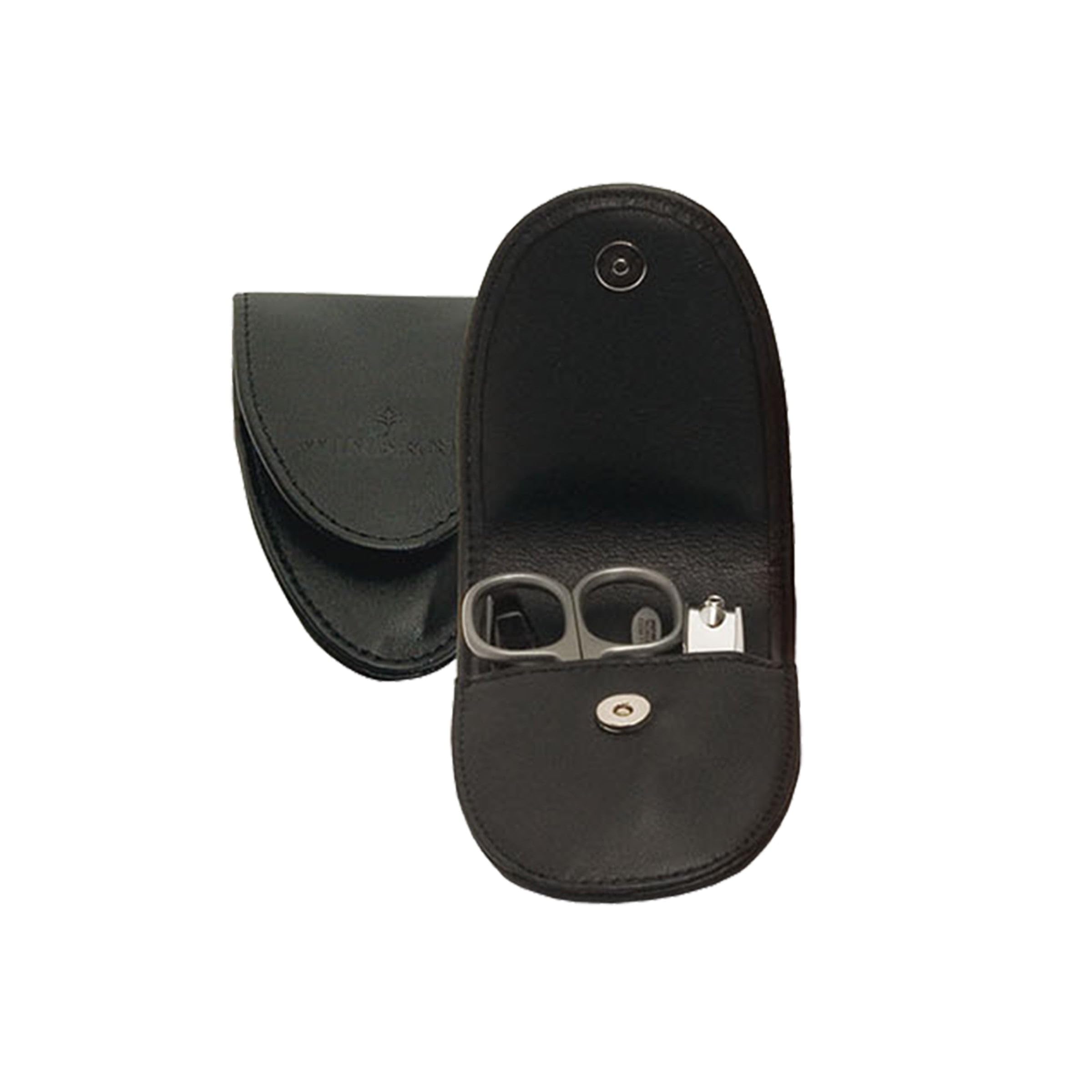 Nécessaire manucure Windrose nappa 5.5 cm étui cuir pour soin des ongles