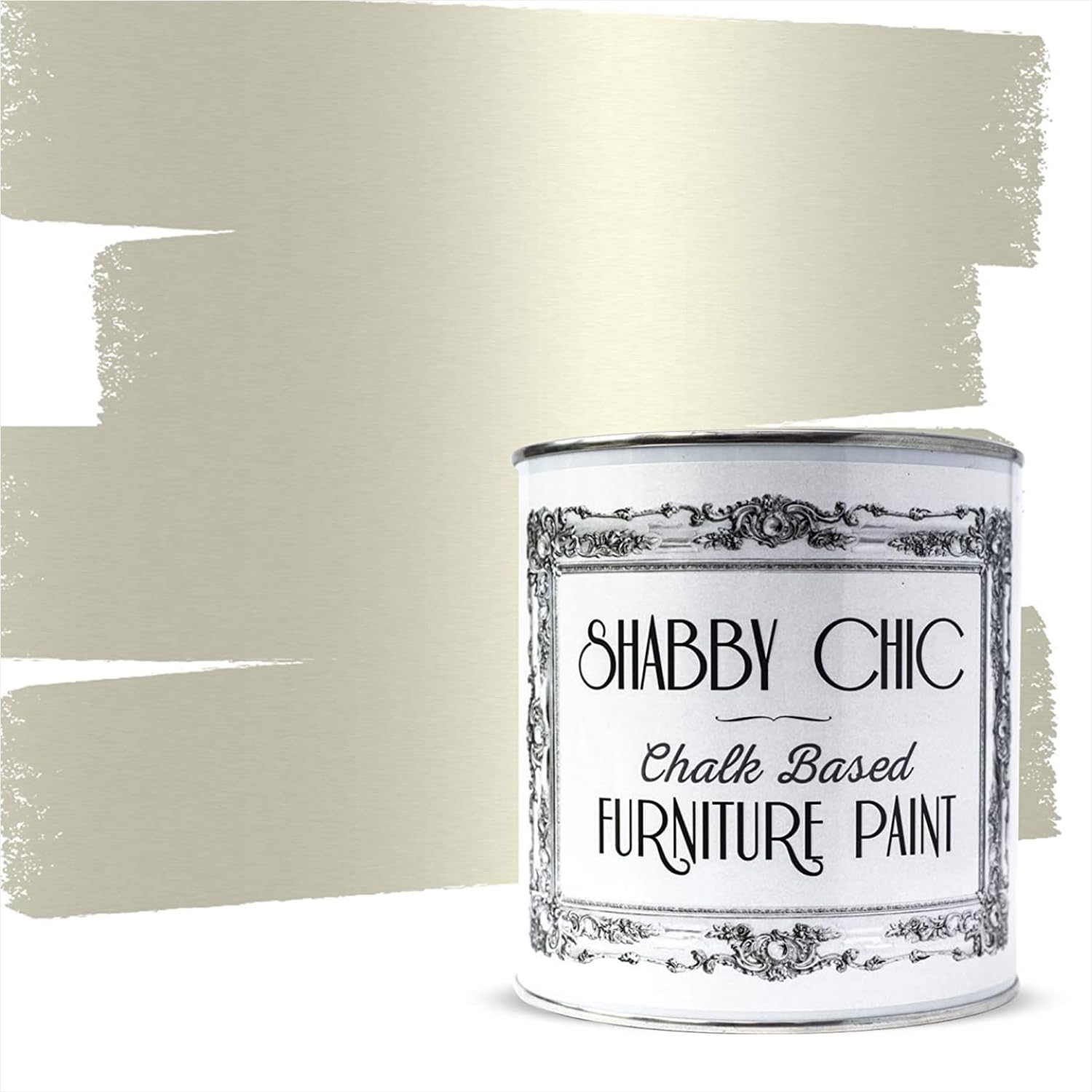Shabby Chic Chalk Based Furniture Paint, Antique Champagne - 250 ml | Distressed Matt Finish for Furniture, Home Decor or DIY | Interior & Exterior | Non-Sand, Suitable for Wood, Plastic & Metal