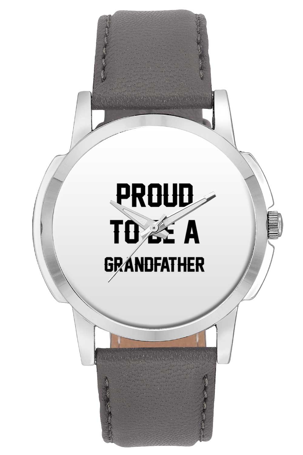 Wrist Watch for Men - Proud to Be A Grandfather Best Gift for Grandfather - Analog Mens and Boys Unique Quartz Leather Band Round Designer dial Watch (B074CNDG3V) Amazon Price History, Amazon Price Tracker