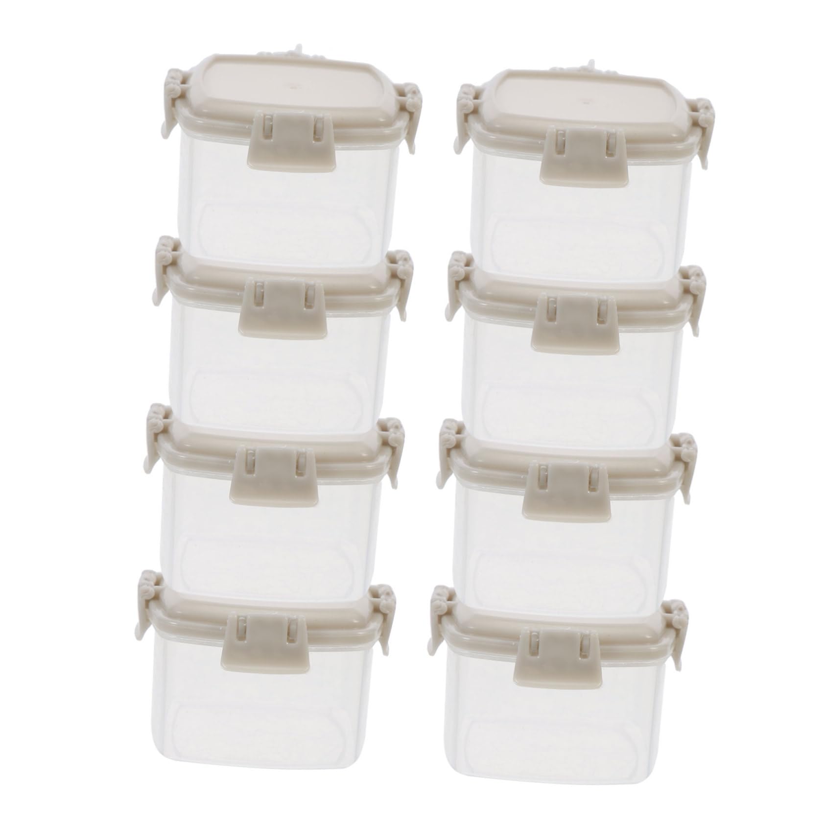 GLEAVI Complete Condiment Bottle Set 8 Piece Collection Salt Box Pepper Dispenser Seasoning Jar Home Kitchen Essentials