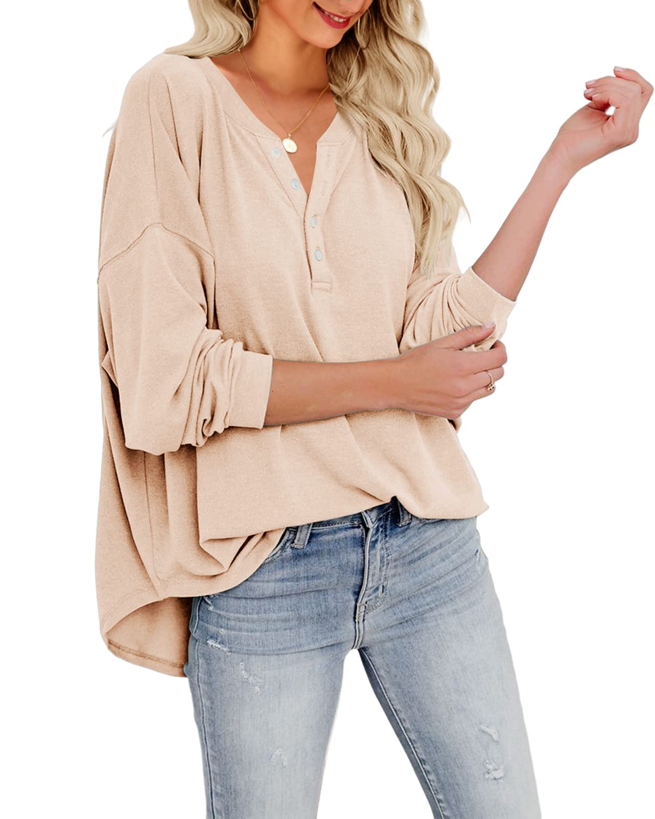 Tutorutor Womens Oversized Long Sleeve Sweatshirts Hoodies Pullover