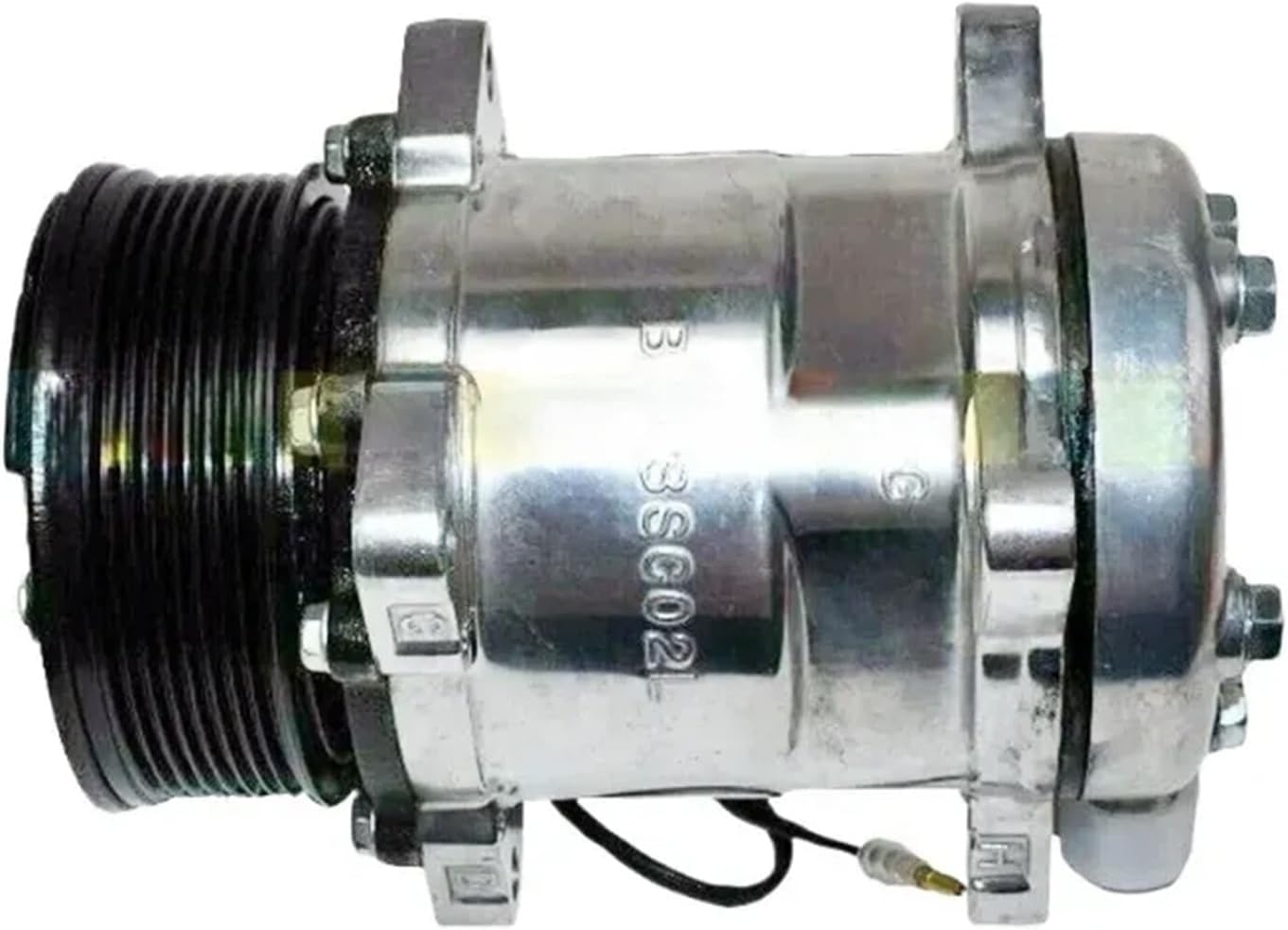 Compatible with SD508 508 Sanden SD5h14 Compressor 4509 6629 6669 U4509 U6629 U4514 SD-508 7 Groove Serpentine Belt Pulley 5H14 12V