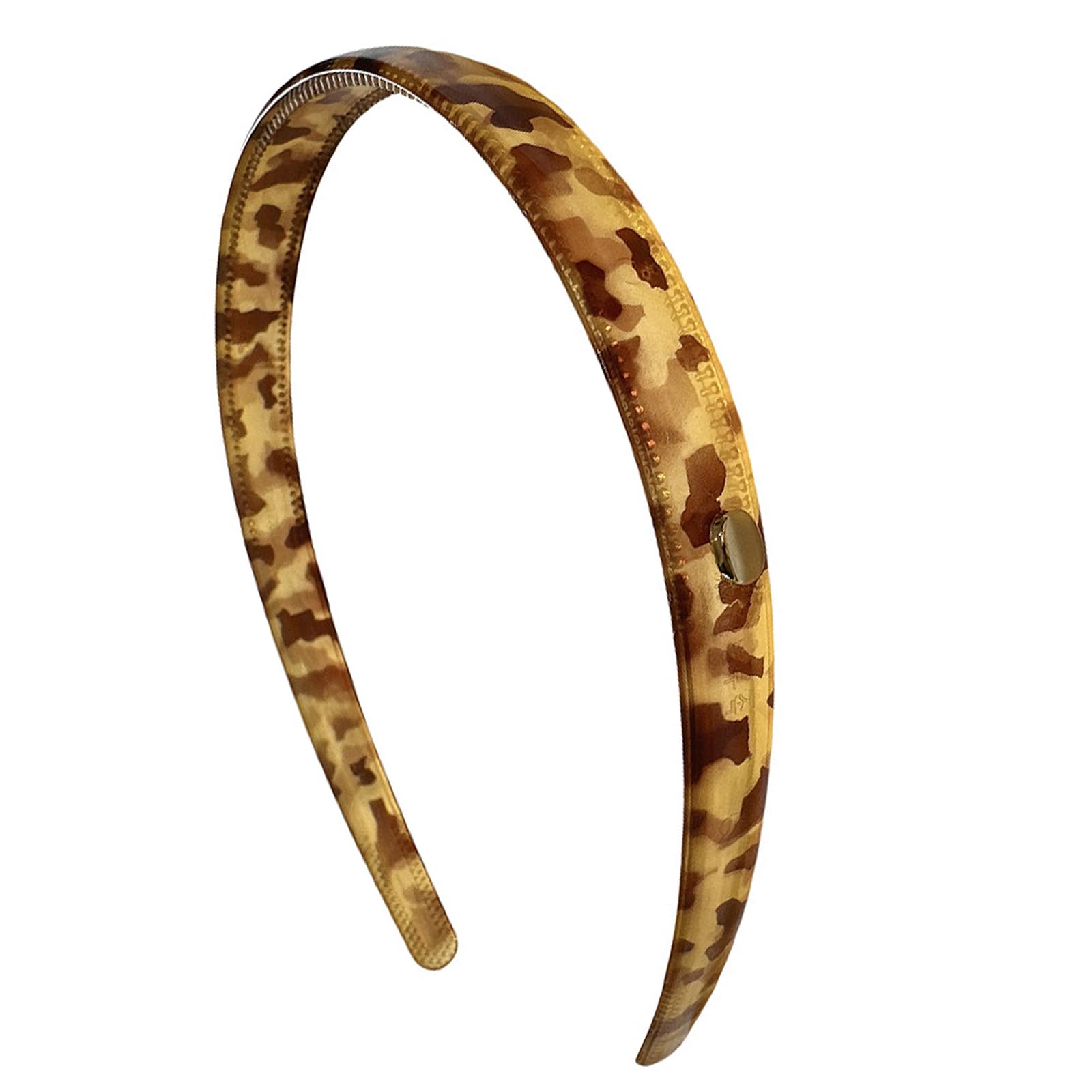 Fentency Stylish Leopards Pattern Headband Elegant Resins Hair Hoop Casual Wear Hairband for Ladies and Teens