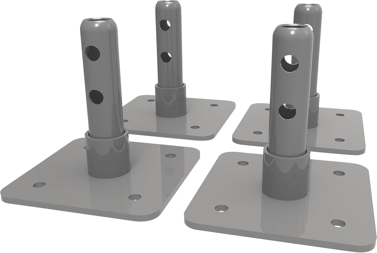 Metaltech Base Plates for Baker Interior Fixed Scaffolds - Set of 4, Model Number I-IBBF4