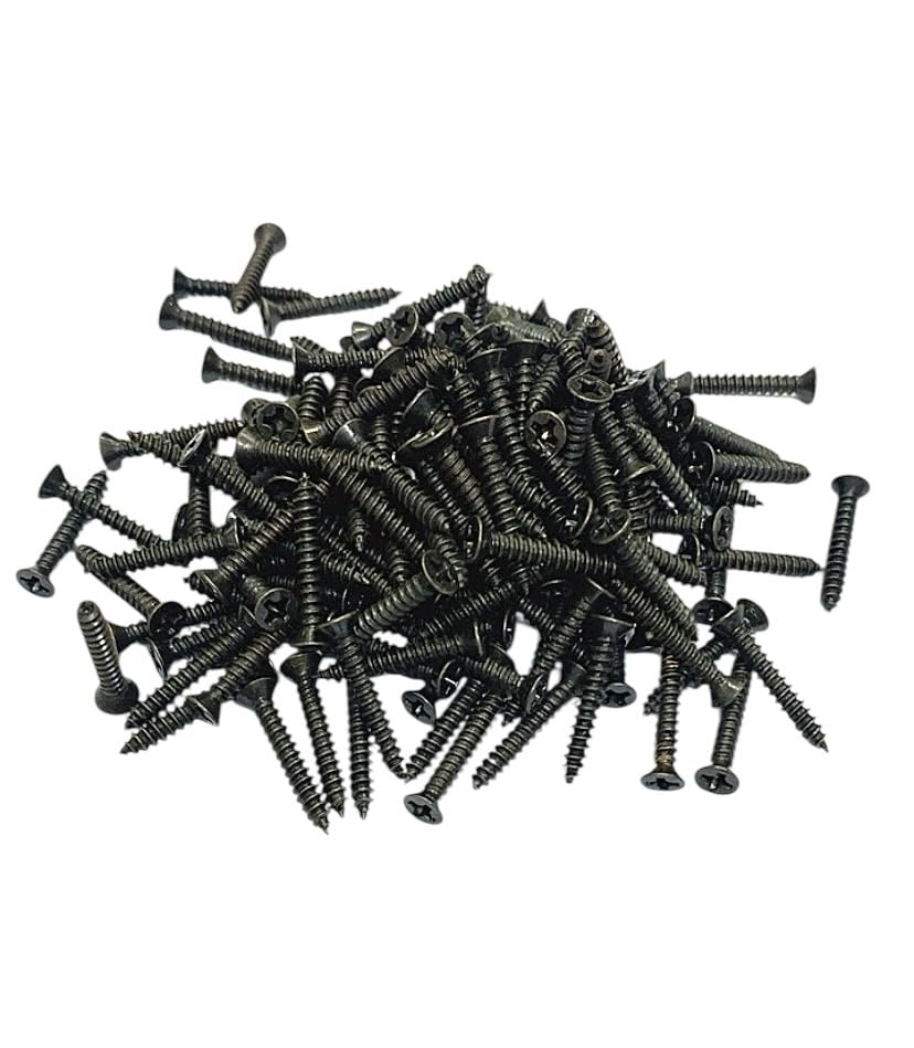 "BRASK" Brass Self Tapping Screws | CSK (Countersunk) Phillips Drive | Screws for hardware, electrical, marine, plumbing and industrial applications (50, Antique Brass, 19 mm x 4 mm (3/4 inch)) - Image 7 thumbnail