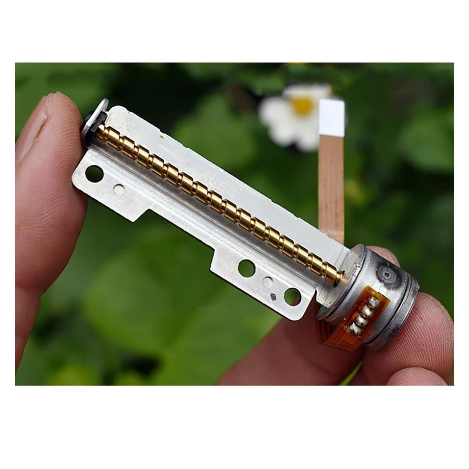 HSMQUBDBX 15MM Stepper Electronic Starter 2-Phase 4-Wire Stepper Electronic Starter DC 6V 0.55A 50MM Long Screw Rod Stepping Electronic Starter Model
