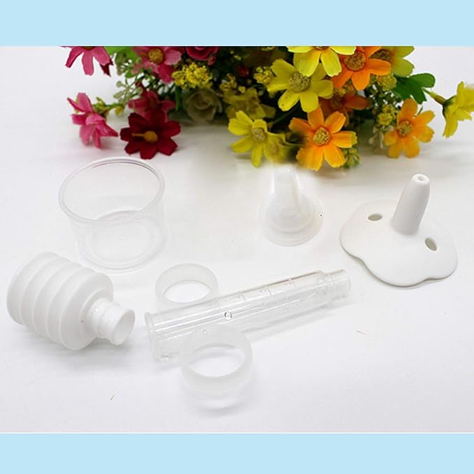 The syringes are made of high-quality materials that are safe for pets and easy to clean. The plunger is smooth and easy to operate, allowing for a controlled and precise dispensing of medications or nutrients. The clear barrel of the syringe makes it easy to see the liquid inside and monitor the dosage.