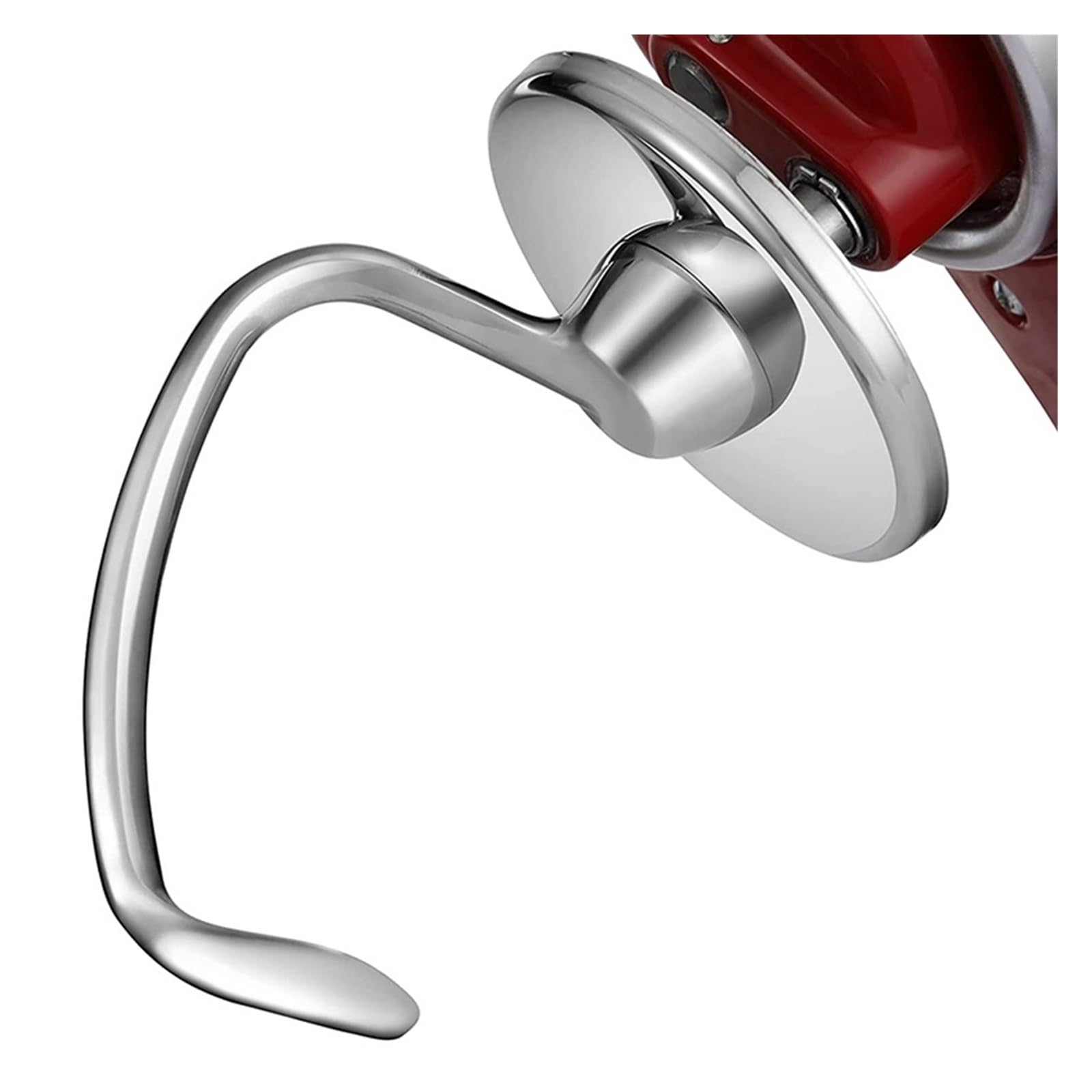 Hak do wyrabiania ciasta ze stali nierdzewnej do blendera, kompatybilny z KitchenAid Blender pionowy z głowicą uchylną 4,5–5 kwarta Hak do mieszania ciasta w kształcie litery C, materiał dopuszczony d