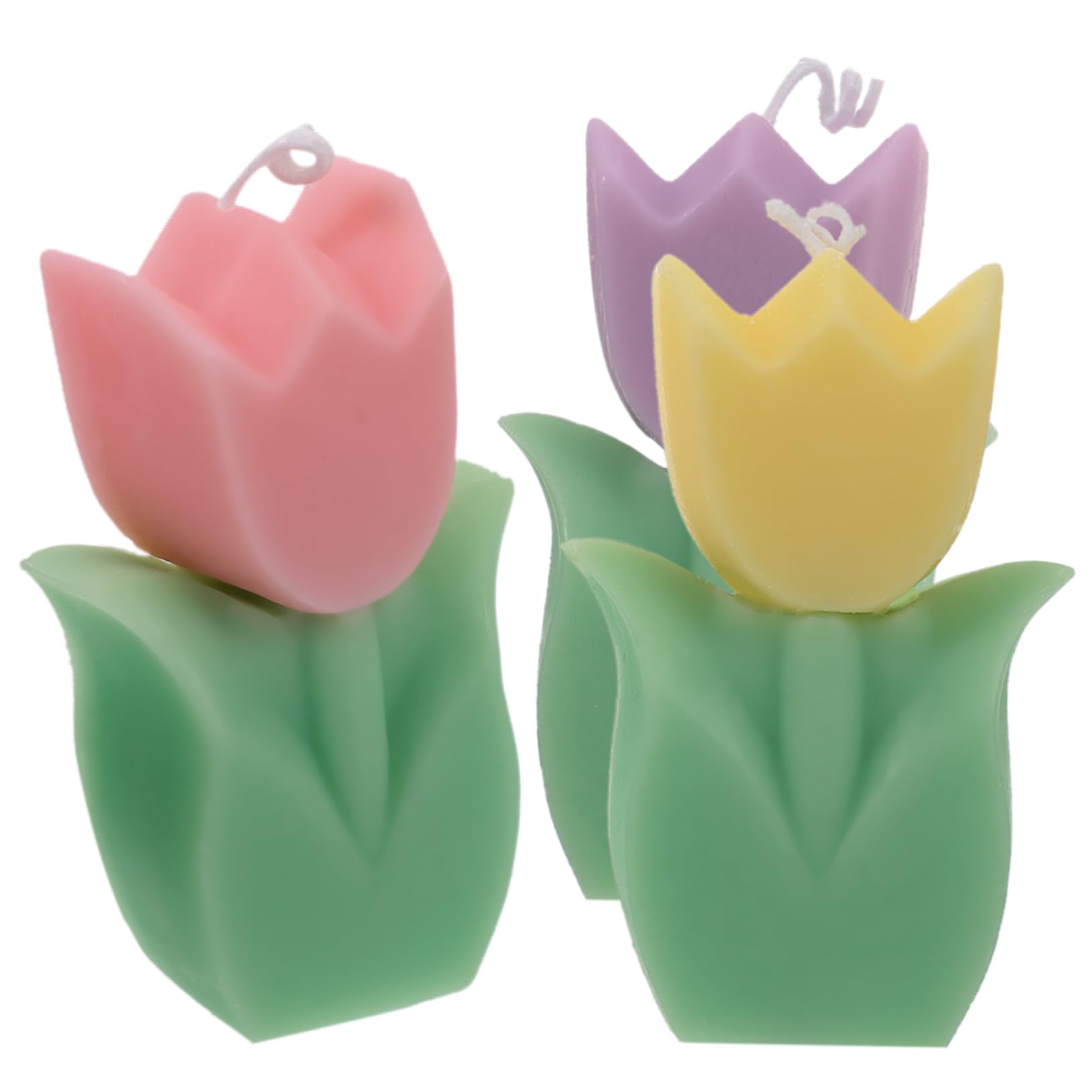 3 Sätze Tulpenkerze Dekorativ Duftend Aromatherapie Kerzen Formen Lavendel Gefälscht Teelicht Duftkerze Einzigartige Kerze Szene-layout-kerze Mini-kerzen Paraffin 3 Stück * 3