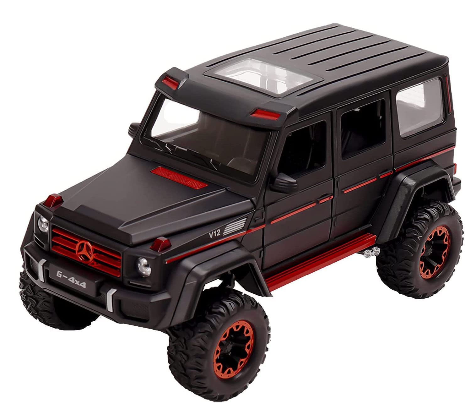 Invite 1:32 Diecast Model Alloy B-M-W M4 Metal Pull Back Car with Sound Light, Openable Doors, Toy Vehicles for Kids Gift, car for Kids [Black-Color] — Amazon image 14