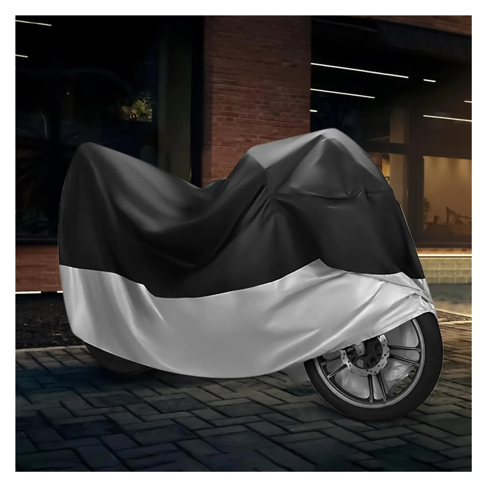 Funda para Moto Scooter para Cubierta Motocicleta Impermeable Al Aire Libre A Prueba Polvo Resistente Powersports Vehículo Refugio Scooter Protector(2.45 Meters Long)