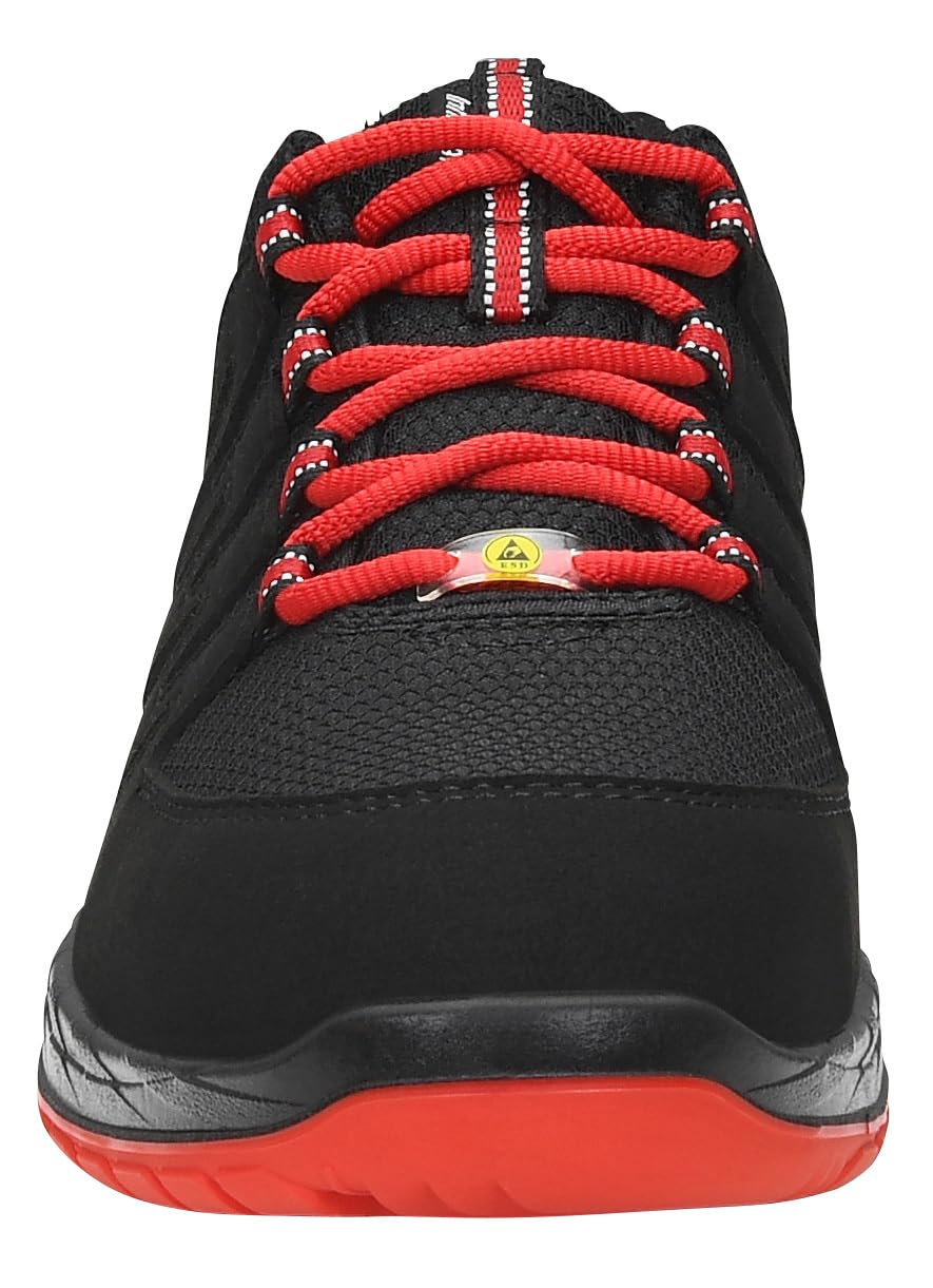 ELTEN MADDOX black-red Low ESD S3 729561 Sicherheitshalbschuh