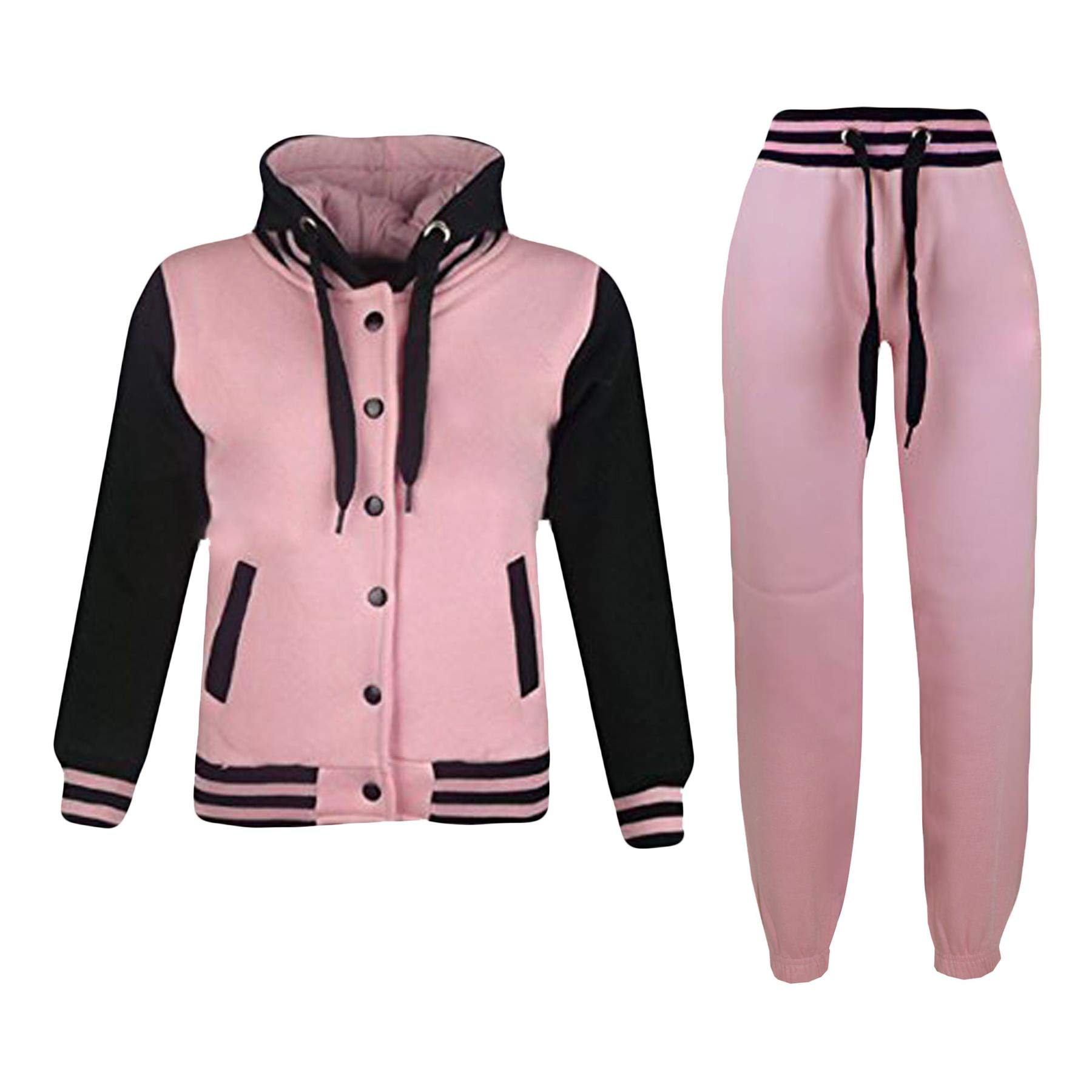A2Z 4 Kids Girls Boys - T.S B.B Plain Baby Pink & Black 13