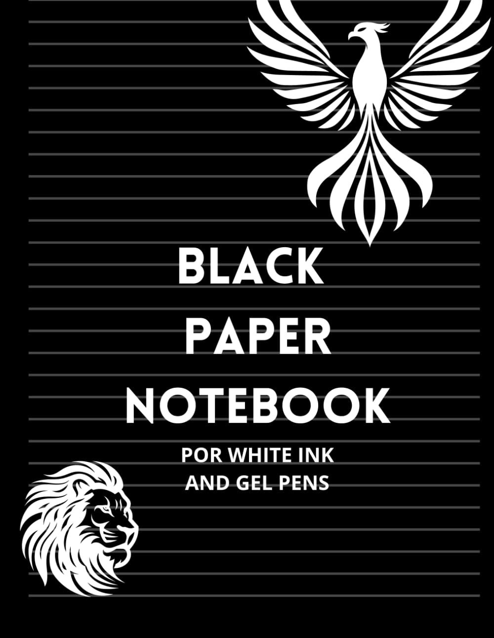 Carnet de notes noir anti-transparence pour organiser vos idées et planifier sans ratures