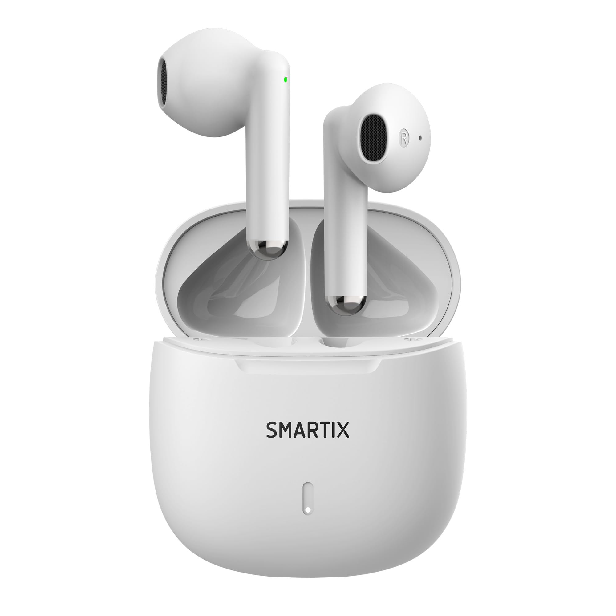 Atlantis Smartix Tws SM60-Fi9-B BT V5.3 Earphones Case with Charging Function Includes 300 mA Battery Bank White