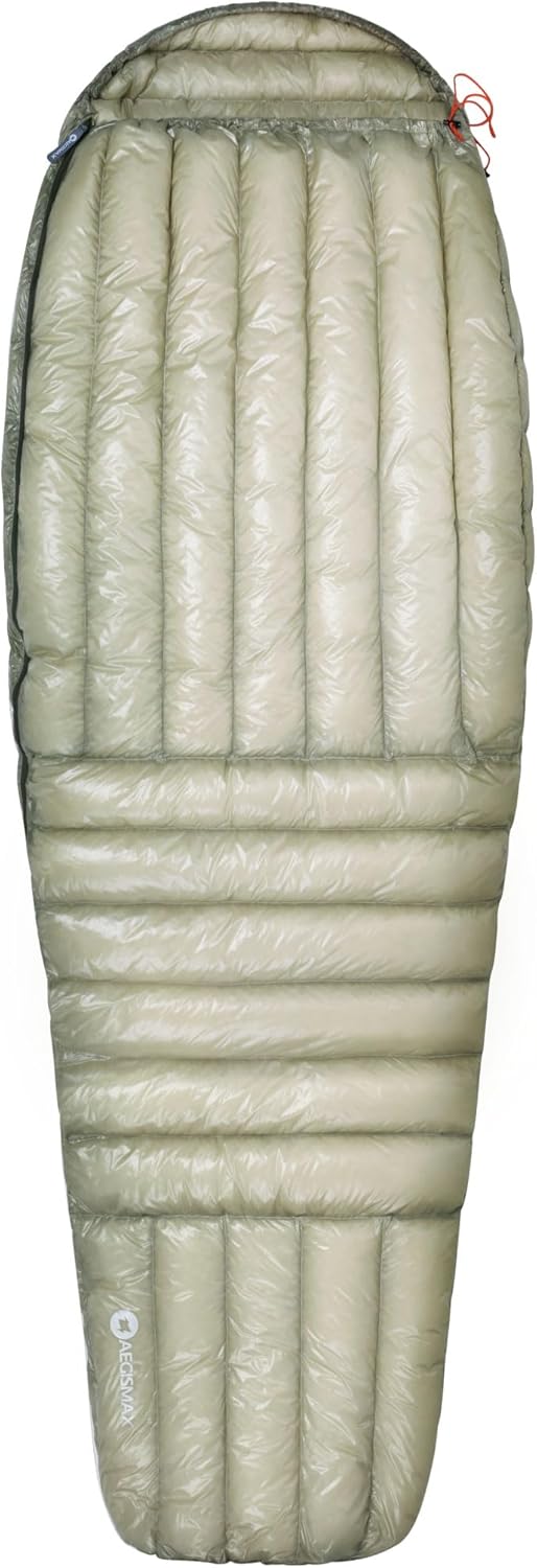AIR 10D 6 Degree Lightweight Down Sleeping Bag 800FP Outdoor Camping Hiking Sleeping Bag for Backpacking