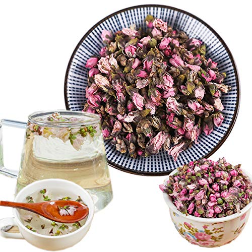 通用 50g-500g Nuevo té de Flores Melocotón seco Premium a Granel Flor de melocotón Fresco Cuidado de la Salud Chino (250g)