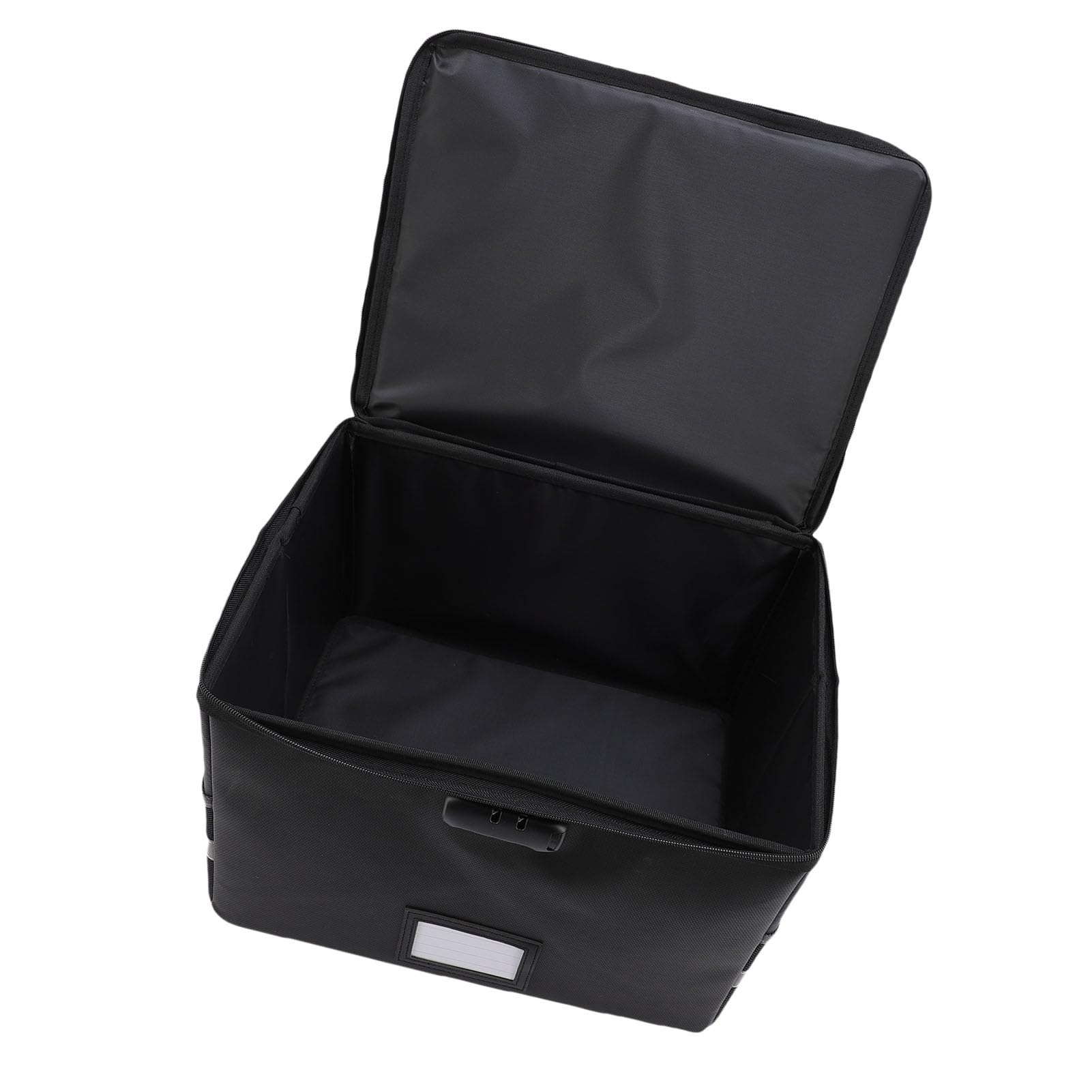 Borsa Portadocumenti Ignifuga, Scatola Portadocumenti Ignifuga con Serratura, Strisce Riflettenti Antistatiche, Organizer Portatile per Lettere, Documenti Legali, Foto, Oggetti di Valore