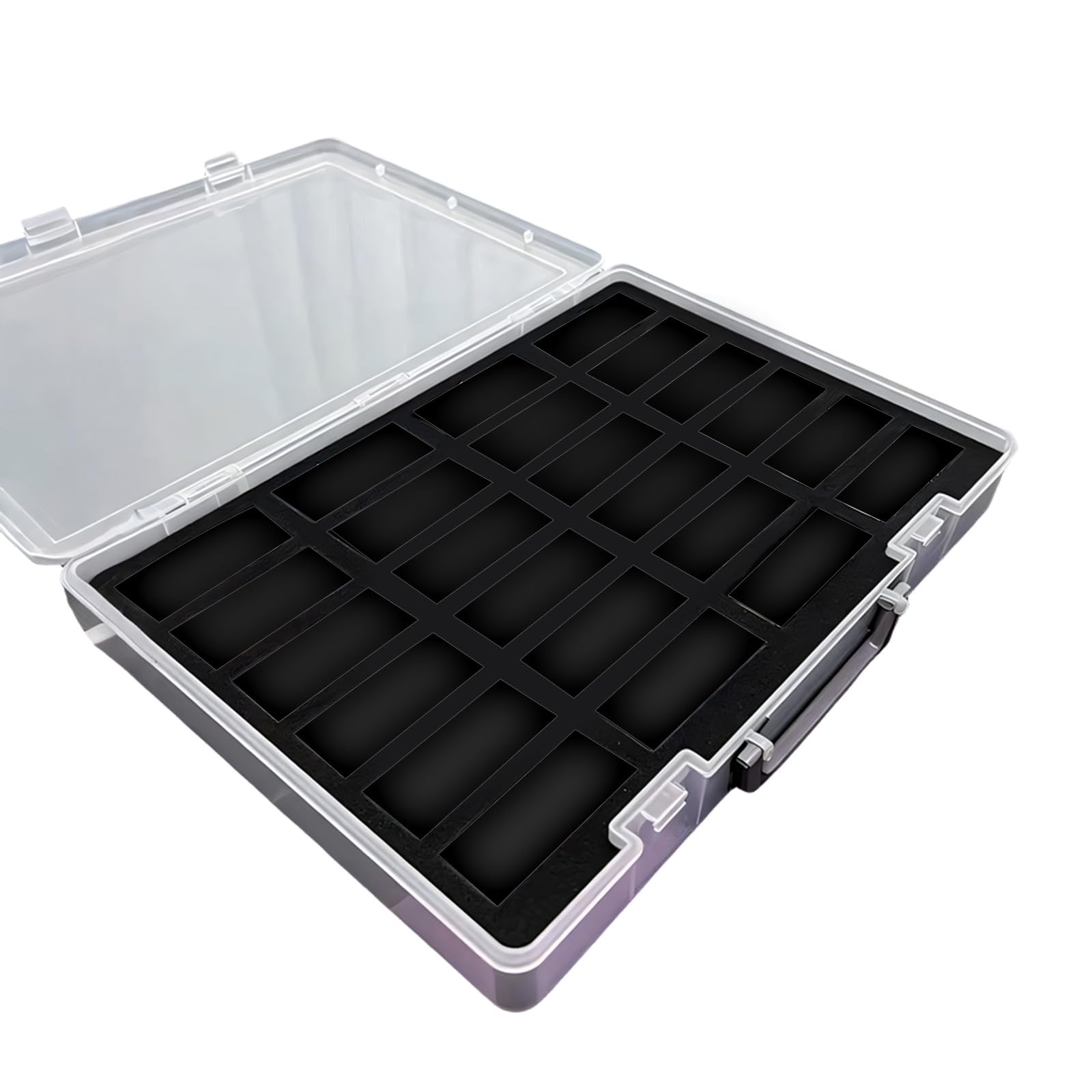 Clear Stackable Miniature Car Storage Box 1: 64 Scale Transparency Display Case for Miniature Vehicle Collection Clear Car Model Box