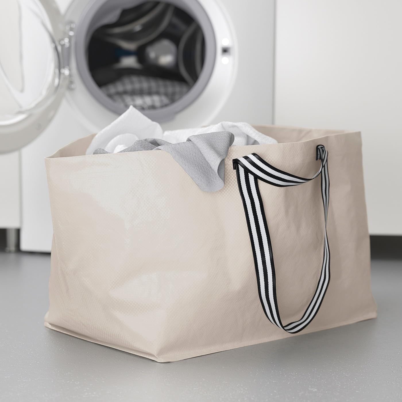 Sac De Transport IKEA Gorsnygg 71L - Beige Clair - Pour Courses, Voyage, Déménagement