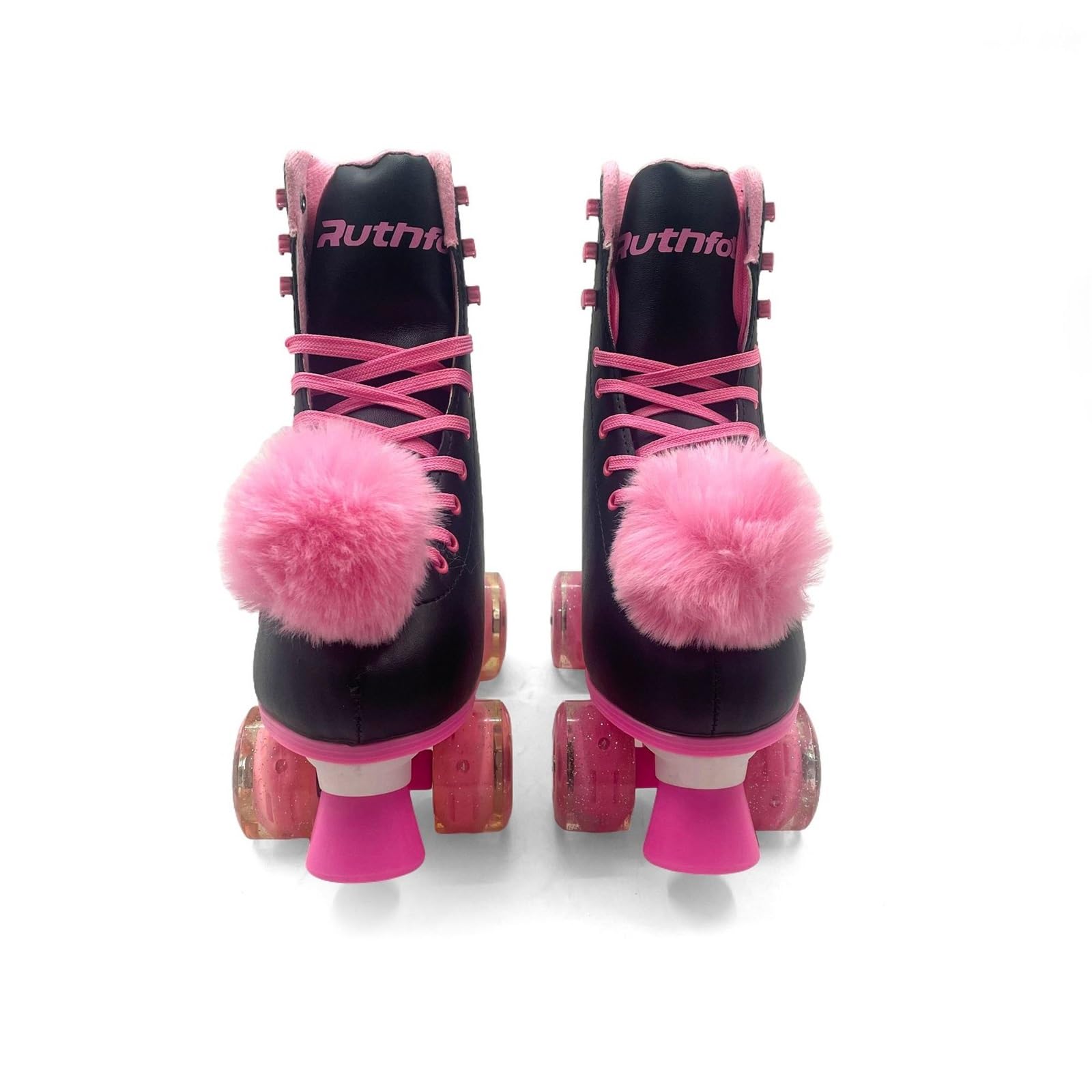 Femmes Double Rangée Roller Enfant pour Filles, 4 Roues Patin A Roulette Adultes Débutants Classiques Et Simples pour Le Parc Et La Rue