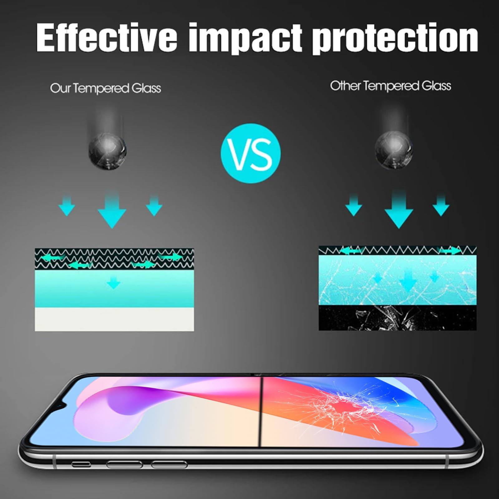 Xcover 7 Custodia Silicone Trasparente Per Honor X6 4G Vetro Temperato Protezione 360 N 1037902 - Foto 10