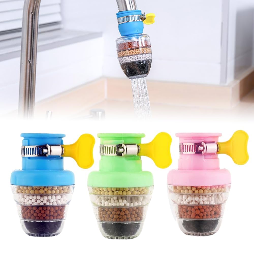 1Pc Plastic 3 Colors Faucet Filter Connector For Kitchen Mini Faucet Tap Filter Water Cleaning