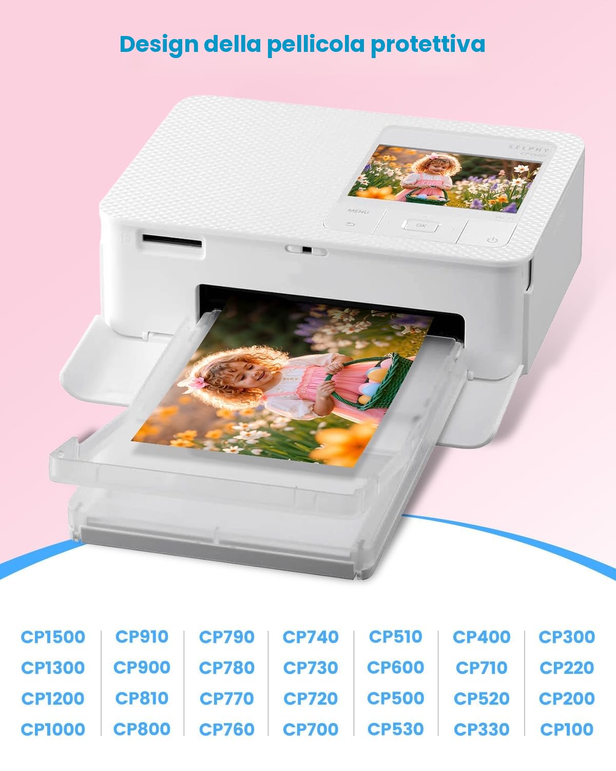 Ricambio Canon Selphy CP1500 con inchiostro e carta fotografica 6x4 pollici per Canon Selphy CP1300 CP1200 CP1000 CP910 CP810,3115B001(AA) Cartucce a 3 colori/108 fogli/100 x 148 mm Carta