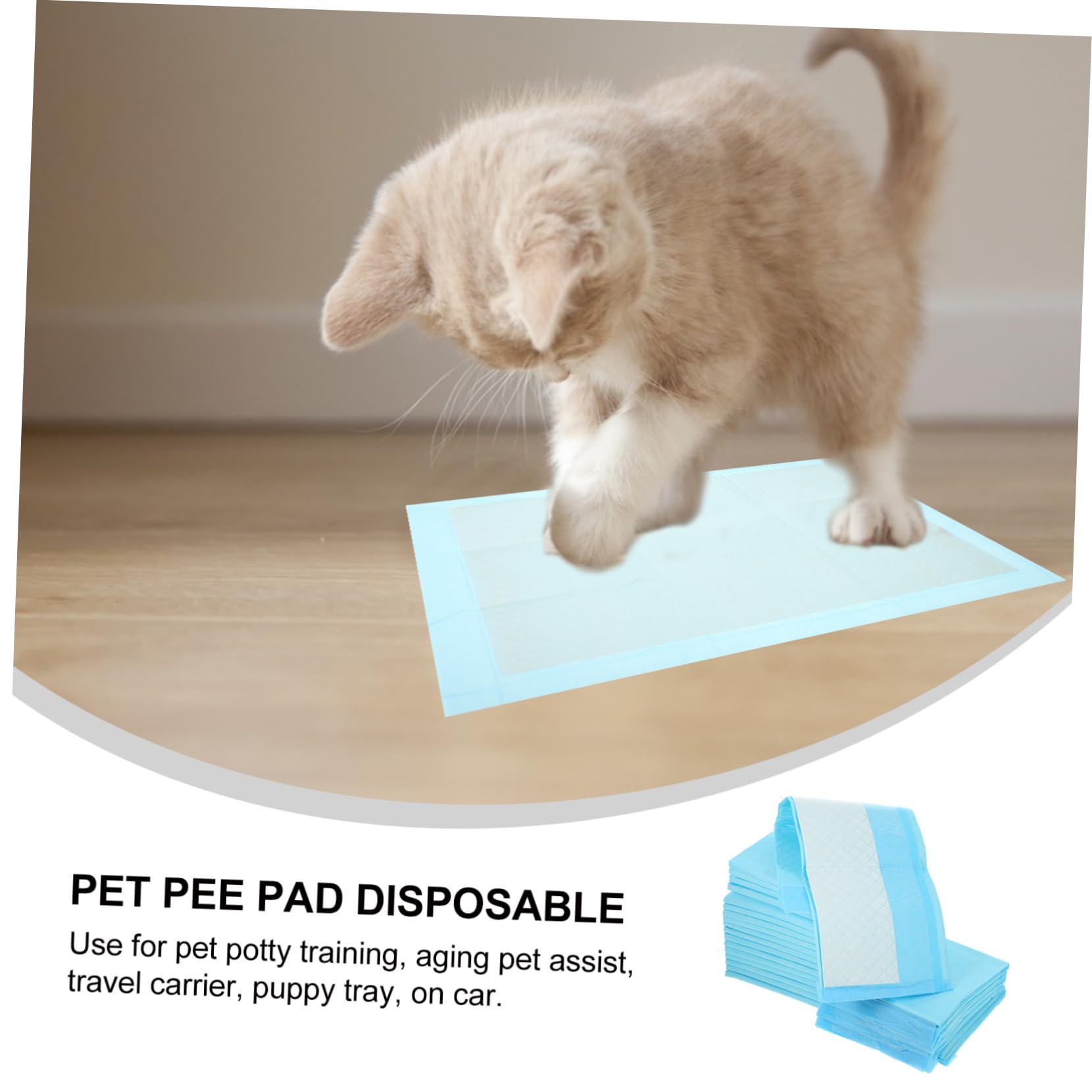POPETPOP 2 Juegos Alfombrillas De Entrenamiento para Perros Y Cachorros Súper Absorbentes E Impermeables 100 Piezas Almohadillas para Conejos Almohadillas Absorbentes para 50 Uds * 2