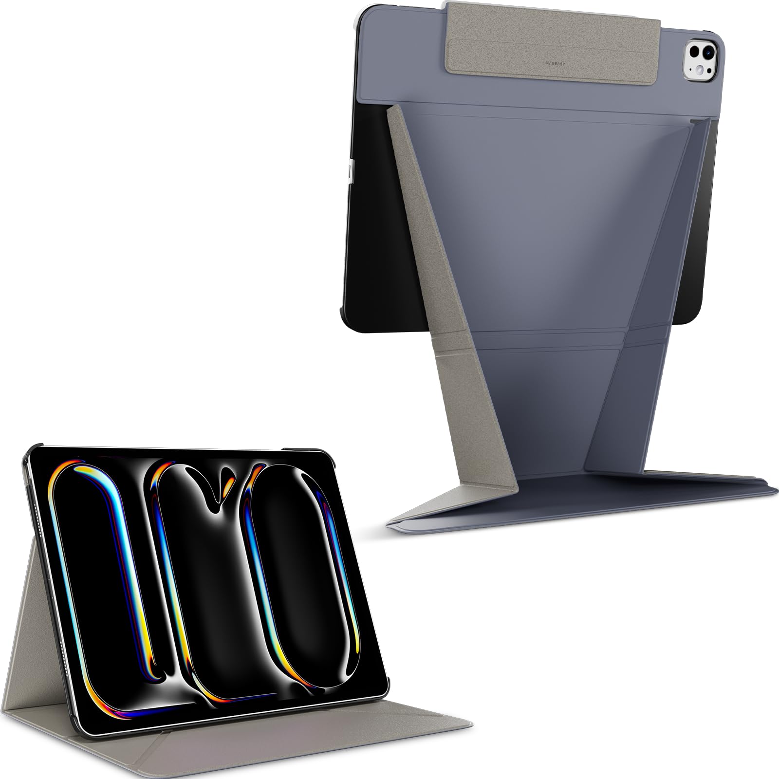 MAGEASY Tablet Case Compatible with 2024 iPad Pro 11" (M4), Turn iPad Into A Monitor, Float Folio Case Scratch & Discolor Resistant, Light & Portable