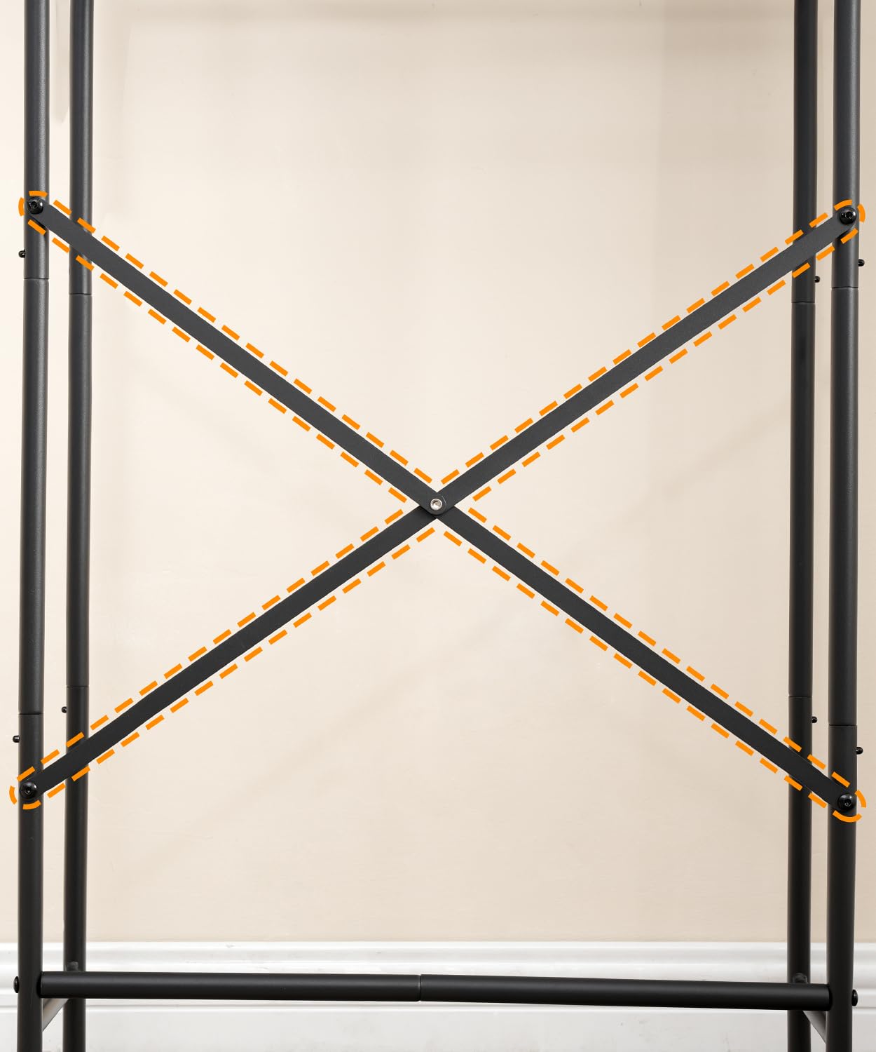 HOOBRO Étagère de Toilettes, Étagère de Salle de Bain à 3 Niveaux, Étagère WC, Étagère de Rangement, Gain de Place, pour Salle de Bain, Toilettes, Buanderie, Rustique et Noir EBF63TS01