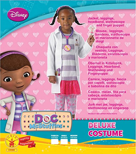 Rubie's Disfraz oficial de Doctor McStuffin, para niño, tamaño mediano, 116 cm, 5-6 años