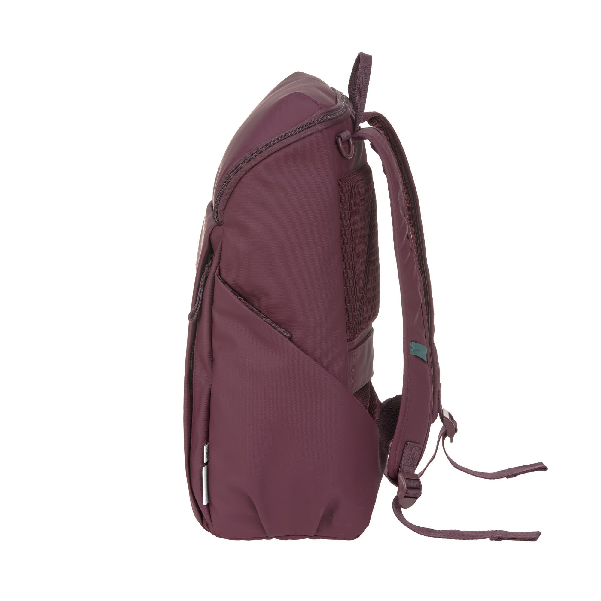 LÄSSIG Baby Wickelrucksack mit Wickelunterlage, Kinderwagenbefestigung und Flaschenhalter