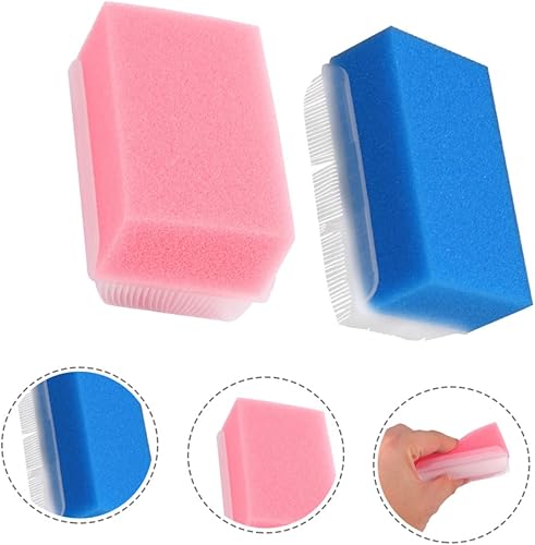 Miniatura 8 de 2Pcs Sensory Training Massage Sponge Brush Soft Body Scrubber for Portable and Lightweight for Shower and Bath Promotes Circulation and Skin Health