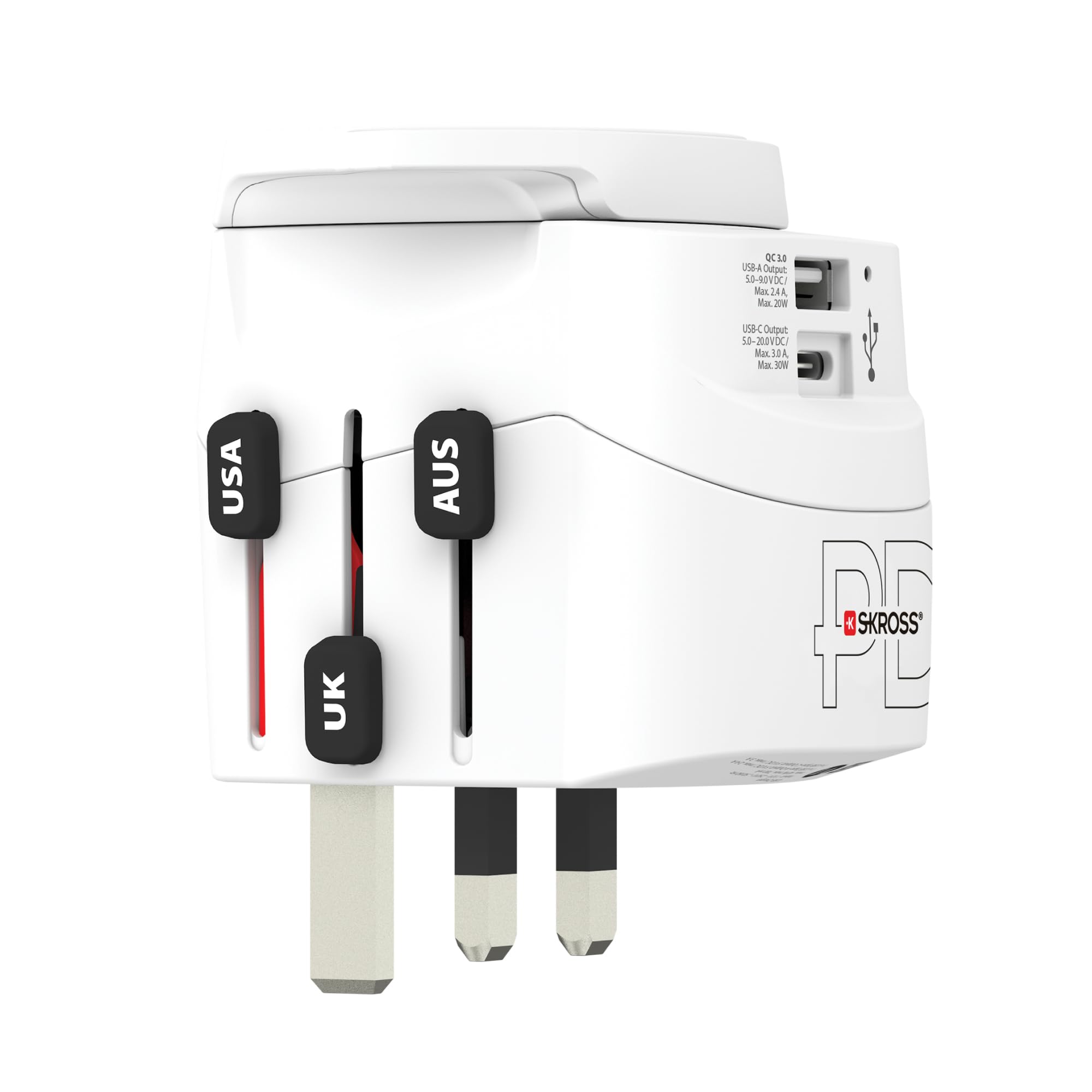 Adaptateur de voyage Skross Pro Light World Special Edition