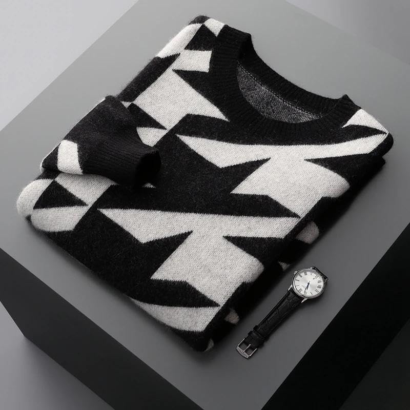 Autumn and Winter 100% Sweater Seven Needles Thickened Double Casual Versatile for Men2