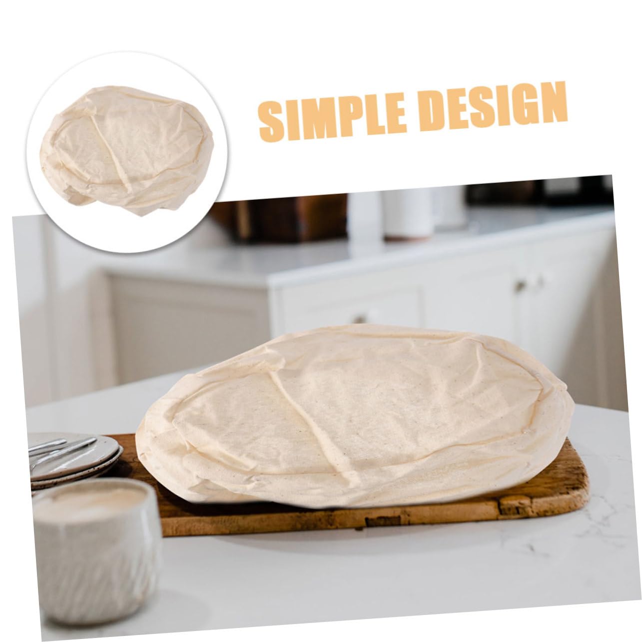 MAGICLULU 20stücke Teiliges Brot Gärkorb Stoffbezüge Für Optimale Teigfermentation Atmungsaktiv Waschbar Geeignet Für Brotherstellung Und Gärung