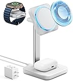 ESR for MagSafe Charger Stand, 3 in 1 Charging Station with CryoBoost, Phone-Cooling Wireless...