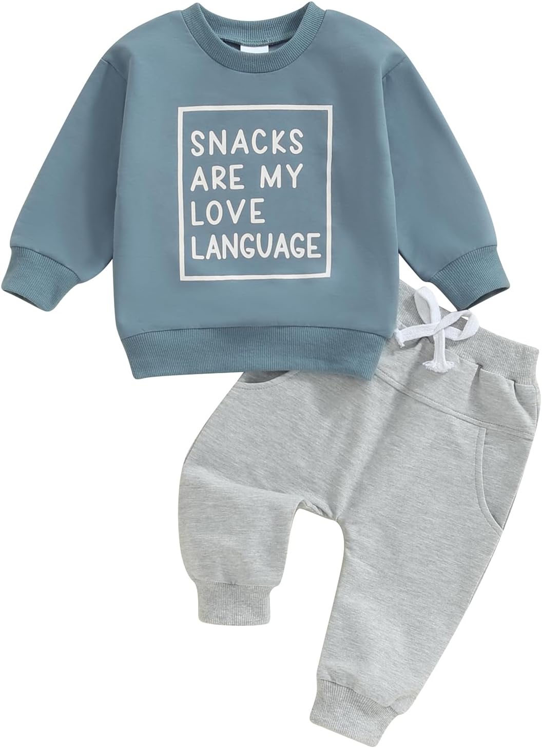 Toddler Baby Boy Fall Winter Outfit Long Sleeve...