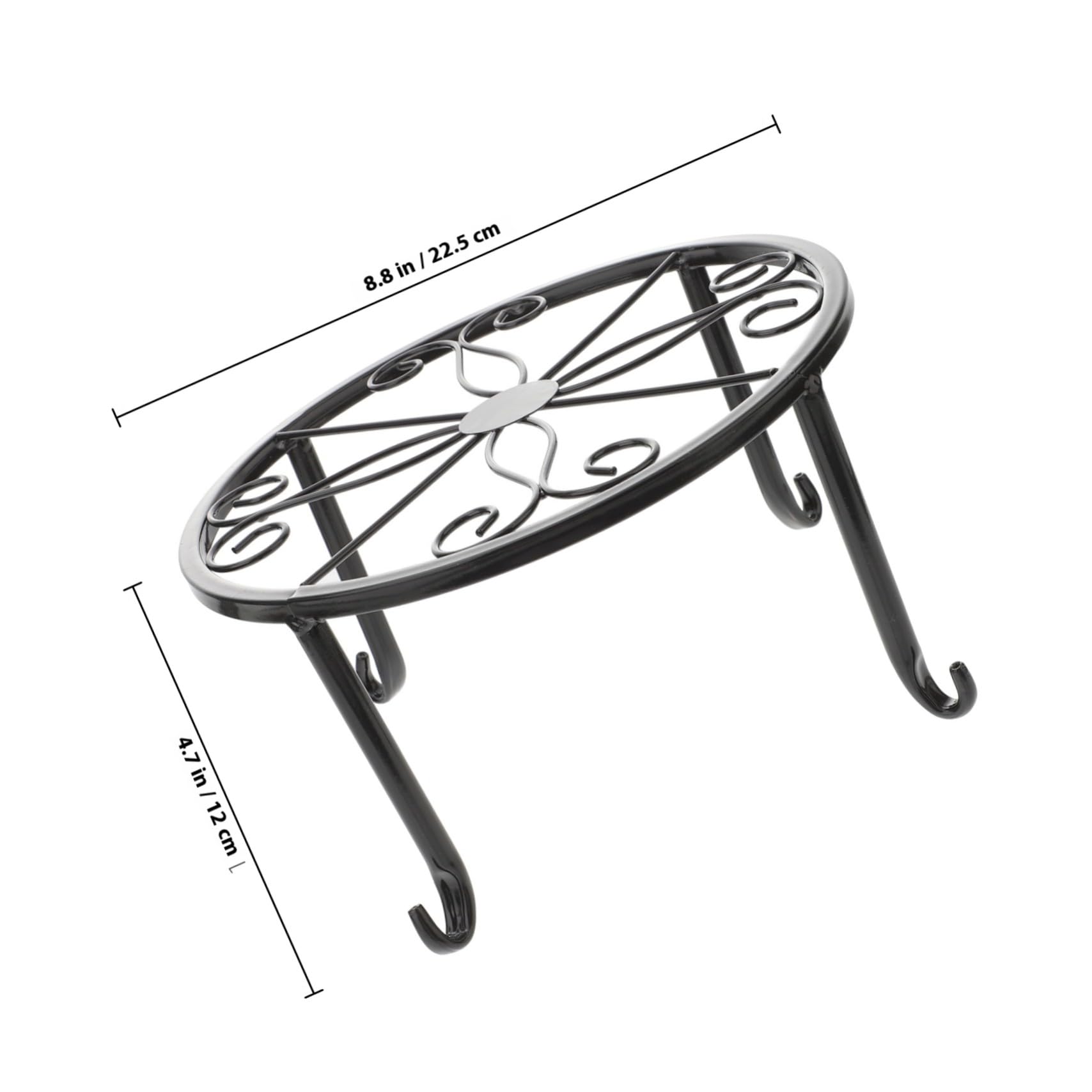 SUPVOX 4 Pièces Support pour Plantes Décoratif Support à Fleurs pour Balcon sur Pied Simple Maintient Fermement
