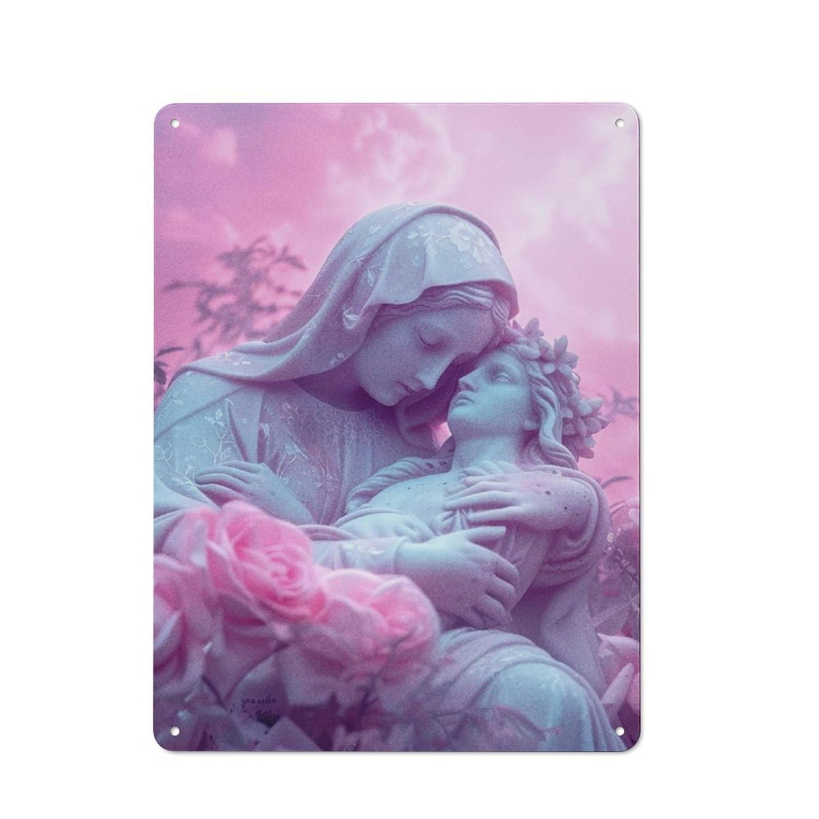Junmoney Christ Smart Metal Desk Wall Sign 40X30cm, Creative Space Decor For Workspace, Cafe, Shop Or Desk Area