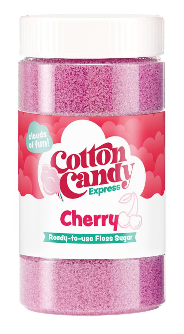 Cotton Candy Express Floss Sugar, Cherry