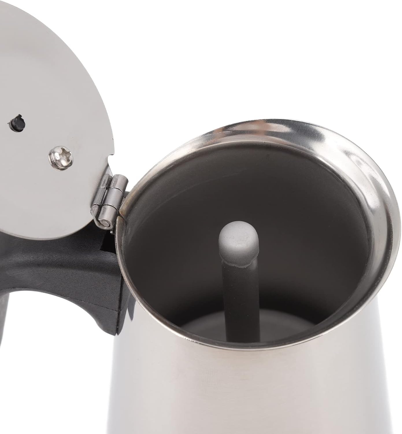 Coffee Pot, Stainless Steel Coffee Pot with Double Bottom Stainless Steel Food Grade Mocha Pot for Classic Americano, Cappuccino Or Latte (200ml) 5 61+l1fzSYTL. AC SL1500