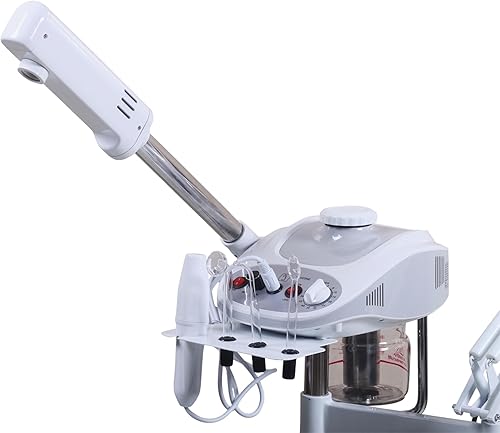 Miniatura 3 de Beauty Mega 3 en 1 vaporizador facial de aromaterapia, lámpara LED de aumento 5X, alta frecuencia