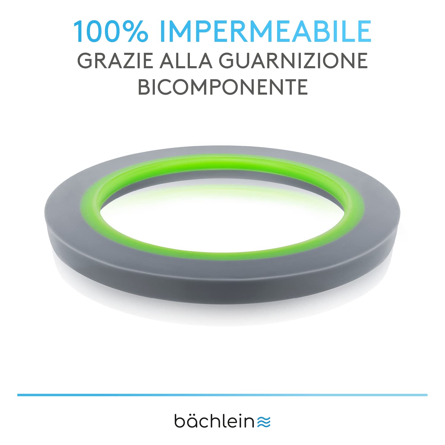 Bächlein Tubo Flessibile di Scarico per Lavabo - G 1 1/4" x 32 mm, Estensibile da 320-800 mm, Sifone Antiodore Regolabile Individualmente
