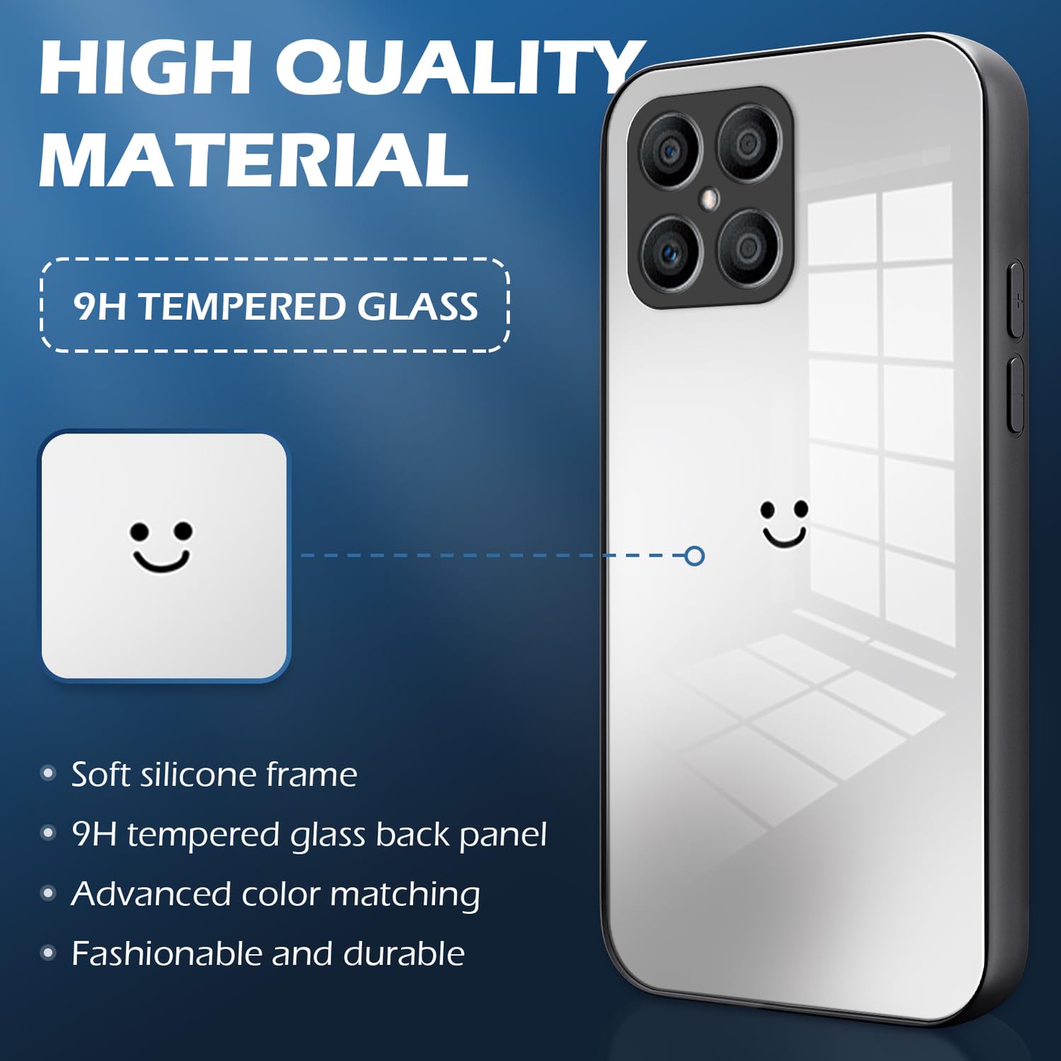 Per HONOR X8 5G COVER CUSTODIA TRASPARENTE + PELLICOLA VETRO TEMPERATO