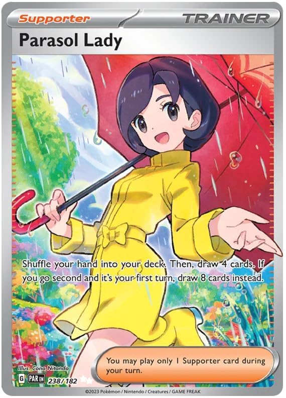 Parasol Lady 238/182 Ultra Rare Pokemon Card | Paradox Rift Set | Scarlet & Violet Series | Titan Authenticated