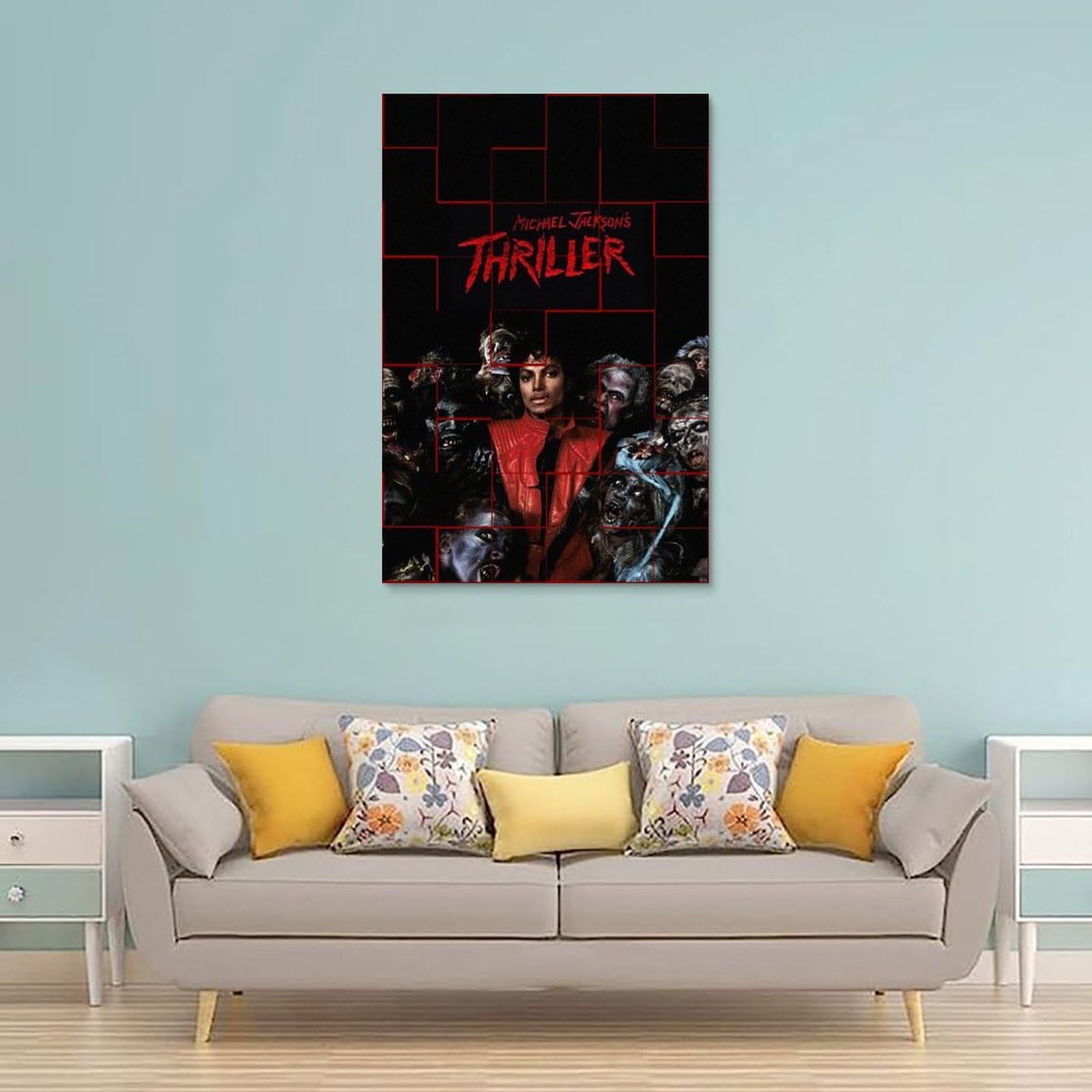 Poster Toile Michael Jackson 60x90cm | Décoration Murale Moderne | Pour Chambre, Salon | Impression Haute Qualité