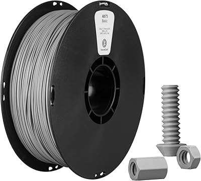 30 – Kexcelled ABS Filament 1.75mm Gray, 3D Printer Filament ABS 1kg Spool (2.2lbs), Excellent Comprehensive Performance +/- 0.03mm,Fit Most FDM …